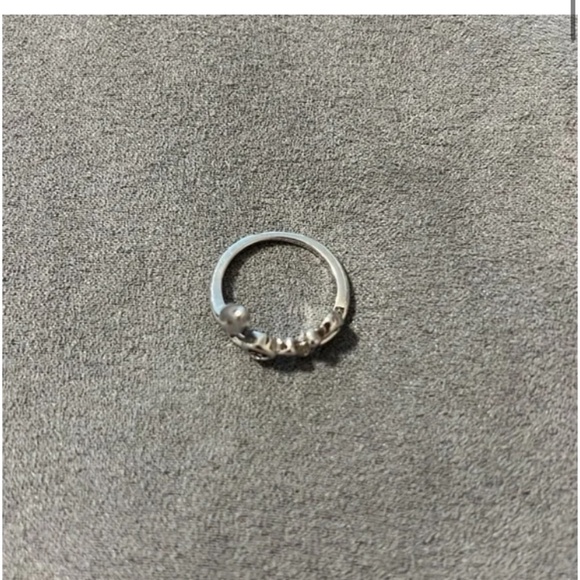 Armor Love Ring Silver Size 6 - Picture 4 of 5